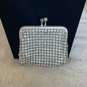 Rhinestone change Purse